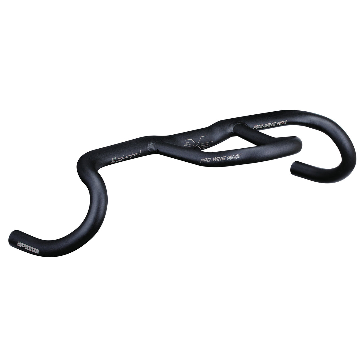 Handlebar - FSA Pro-Wing AGX Loop Alloy - SB Black - 31.8 x 420mm