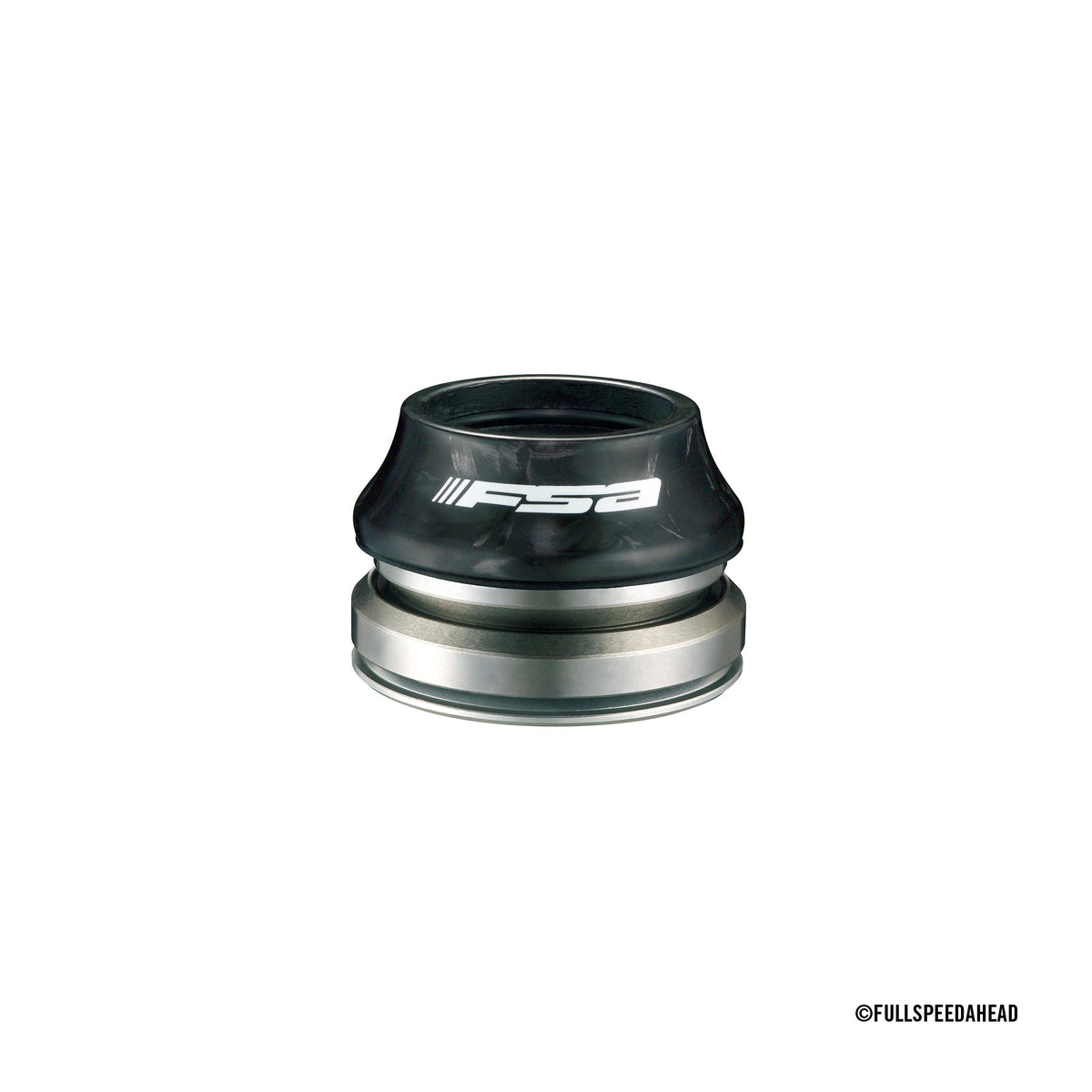 Headset - Integrated Headset for 1-1/8" to 1-1/4" (42/47) Tapered Steerer - NO.44E 15mm alloy 1-1/8 to 1-1/4 - Stainless Bolt w/FSA logo