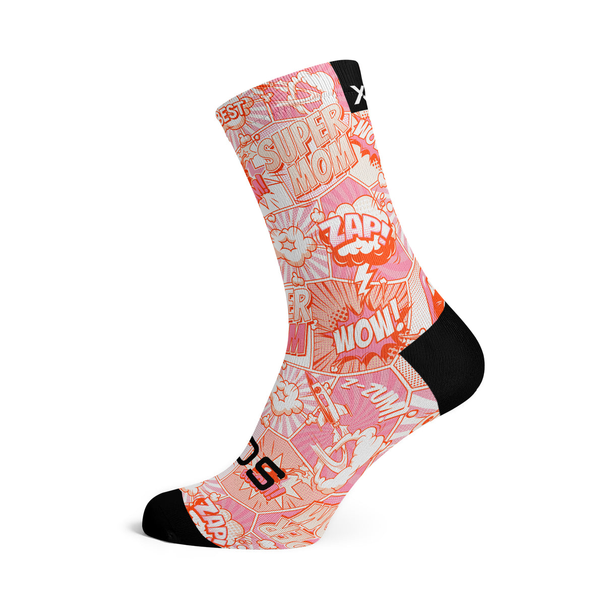 Super Mom - Size M (US 5-9) - SOX Footwear Performance Socks - 1 Pair