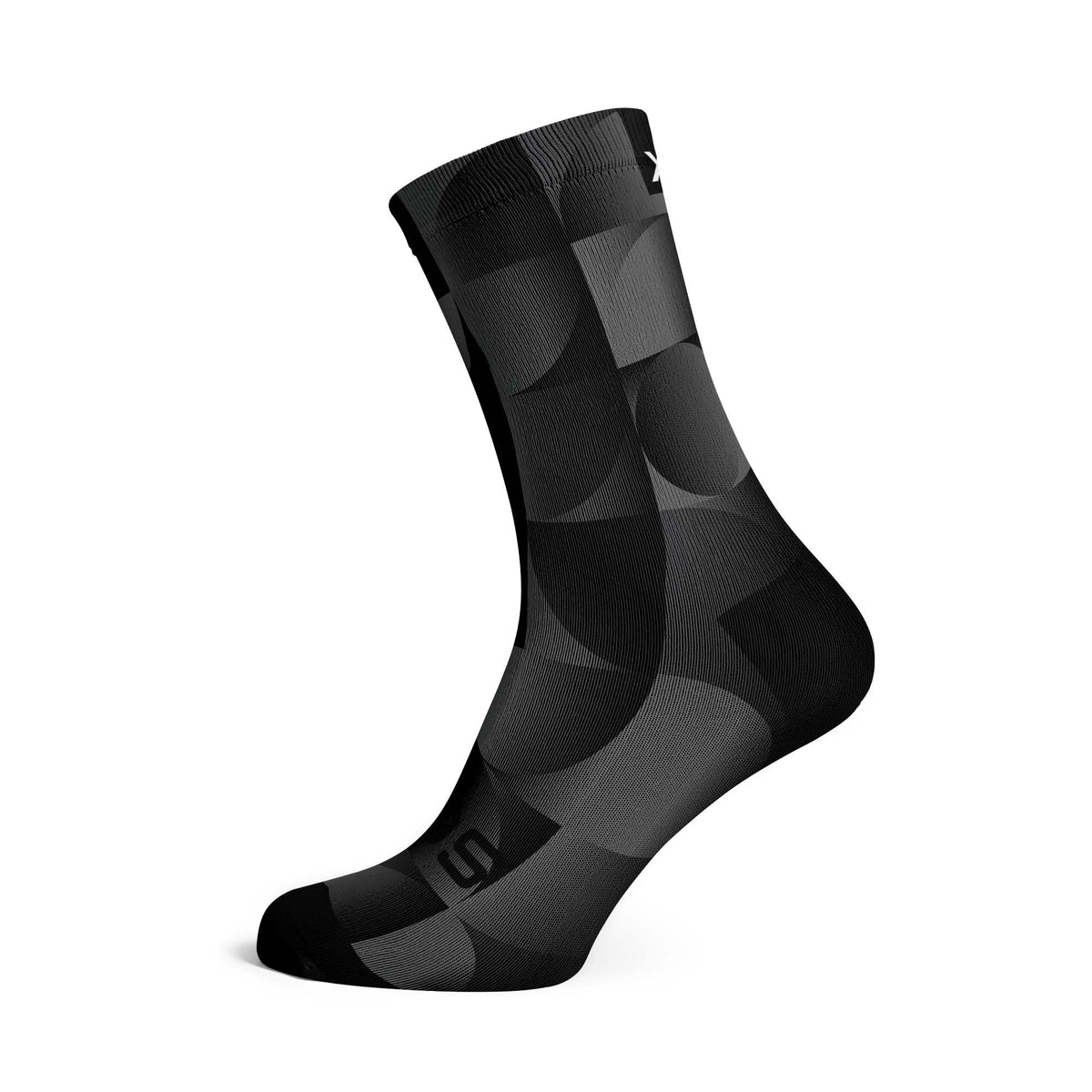 Solid Charcoal - Size L (US 9-13) - SOX Footwear Performance Socks - 1 Pair