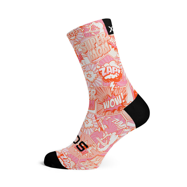 Super Mom - Size S (US 1Y-5) - SOX Footwear Performance Socks - 1 Pair