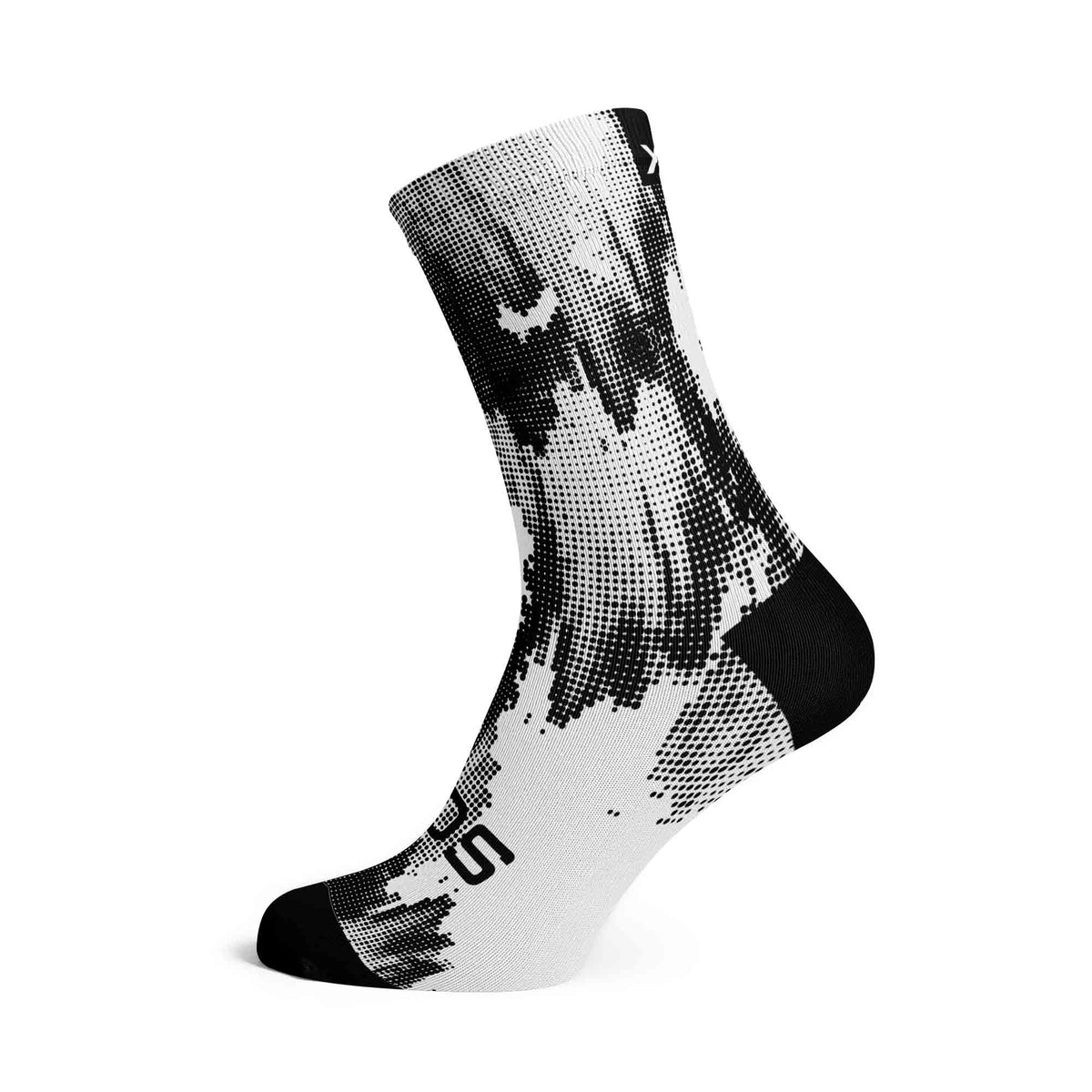 White Gravel - Size M (US 5-9) - SOX Footwear Performance Socks - 1 Pair
