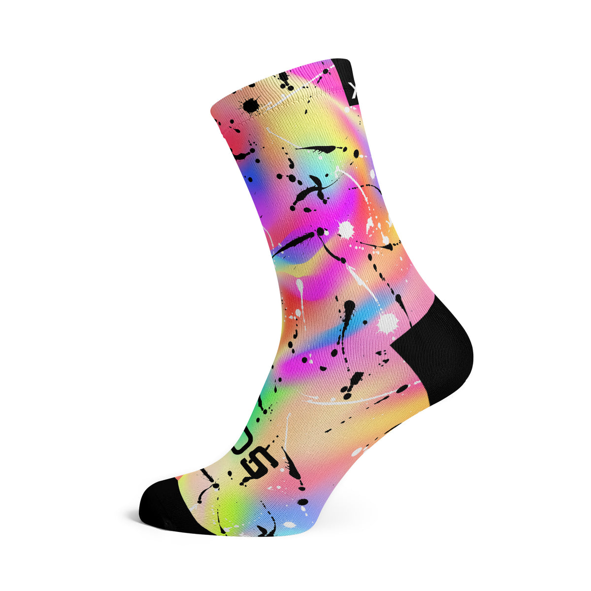 Holographic - Size M (US 5-9) - SOX Footwear Performance Socks - 1 Pair