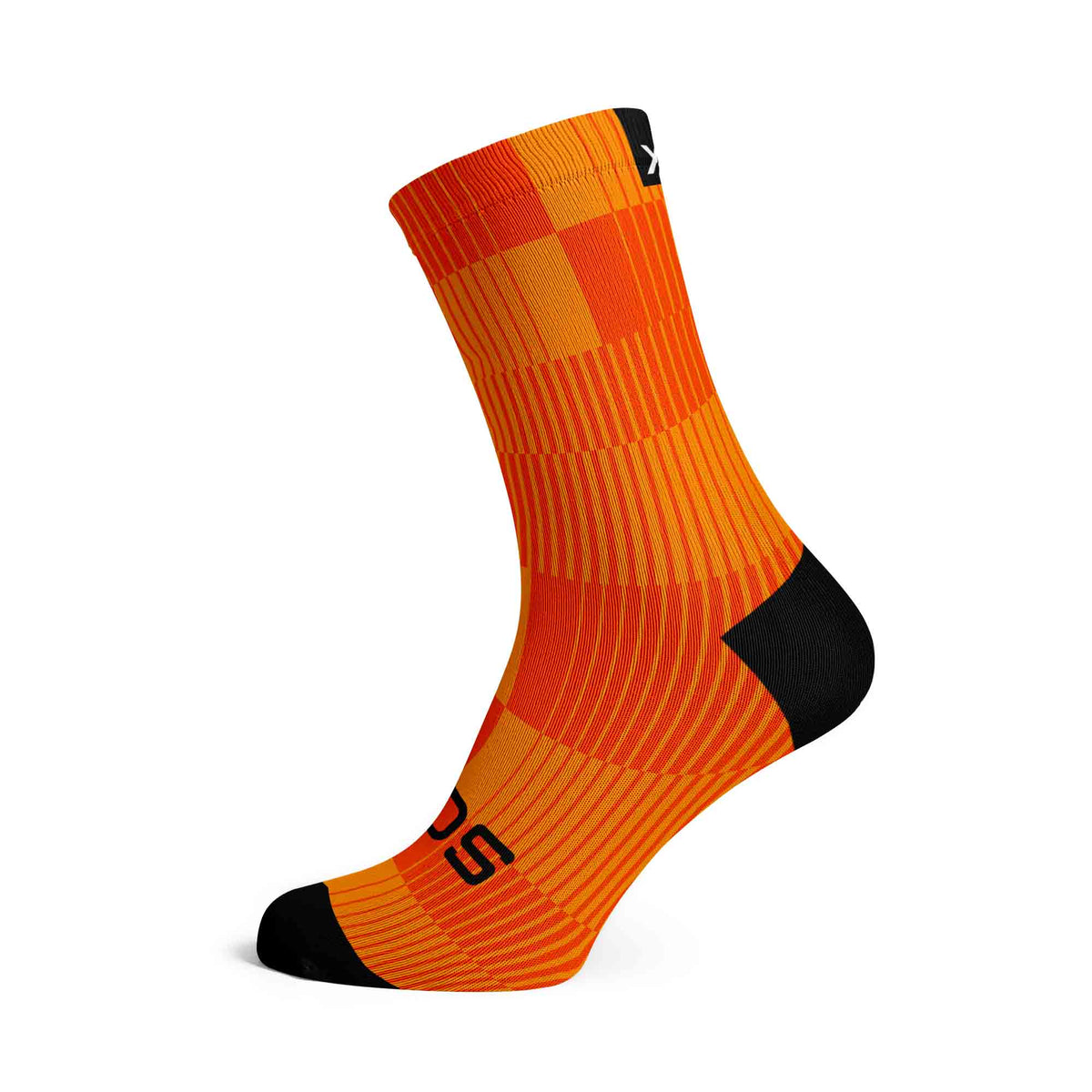 Slight Orange - Size L (US 9-13) - SOX Footwear Performance Socks - 1 Pair