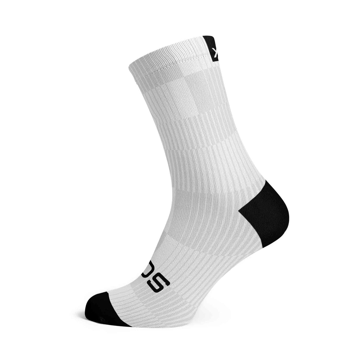 Slight White - Size S (US 1Y-5) - SOX Footwear Performance Socks - 1 Pair