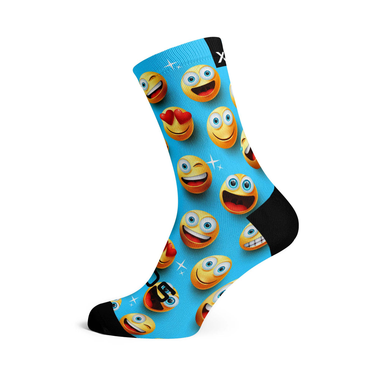 Emoji - Size M (US 5-9) - SOX Footwear Performance Socks - 1 Pair