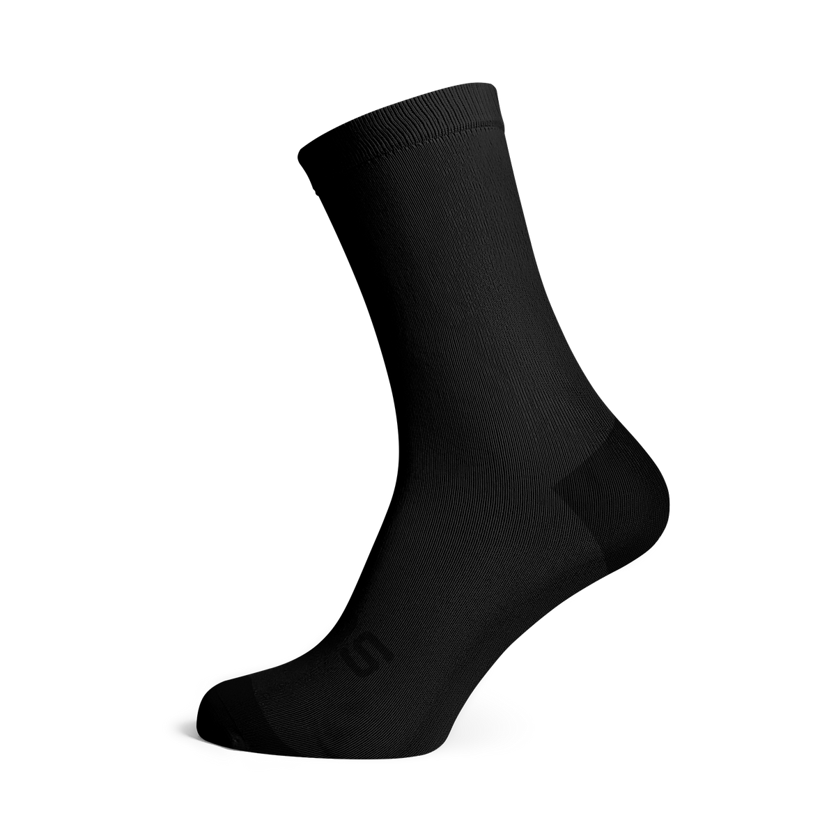 Solid Black - Size M (US 5-9) - SOX Footwear Performance Socks - 1 Pair