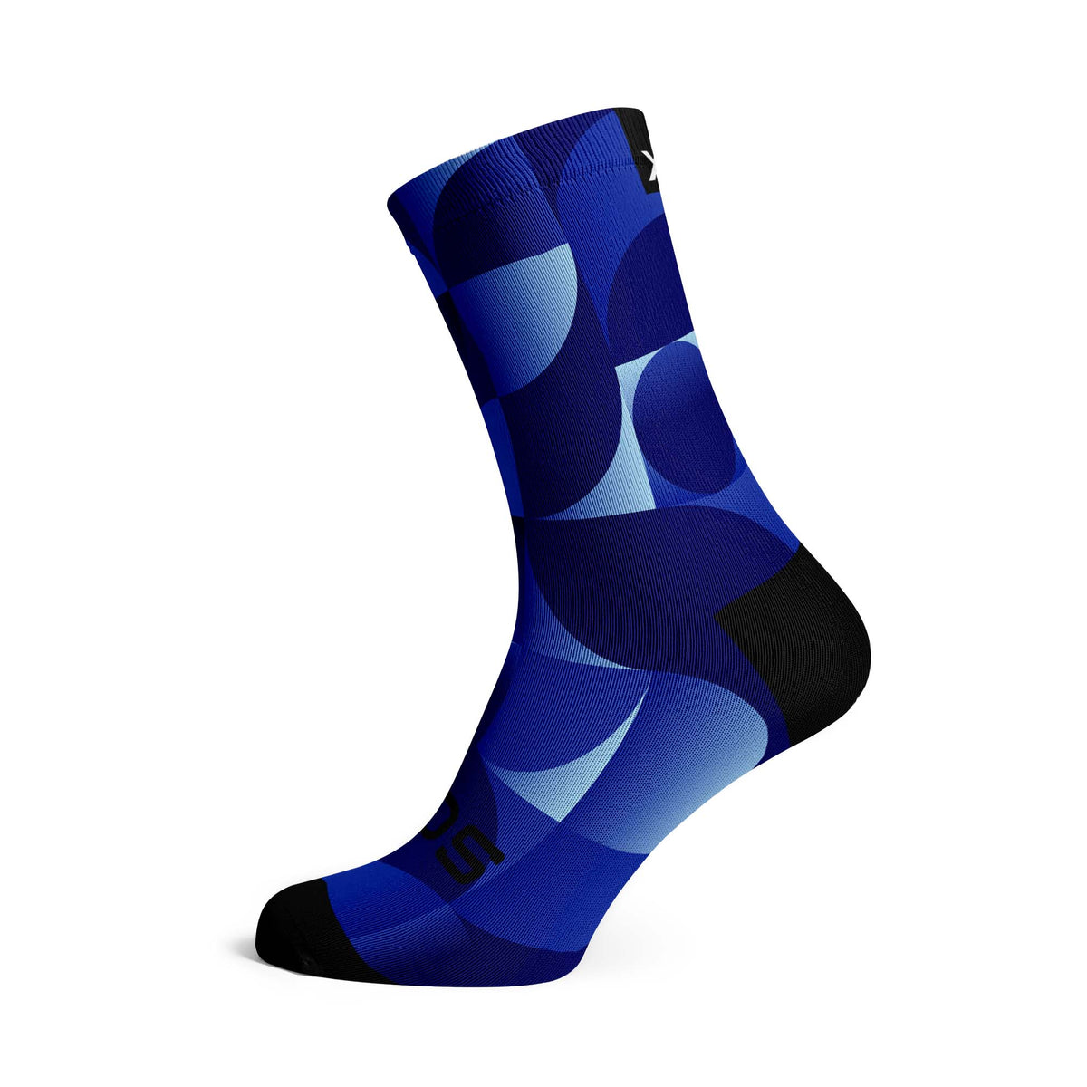 Solid Royal - Size M (US 5-9) - SOX Footwear Performance Socks - 1 Pair