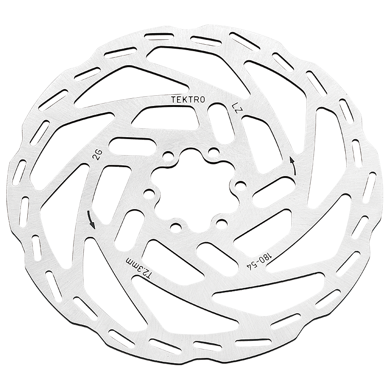 203mm 6 Bolt Rotor, 2.3mm - Stainless Steel, For 2.3mm Calipers, T25 Bolts Included, Tektro