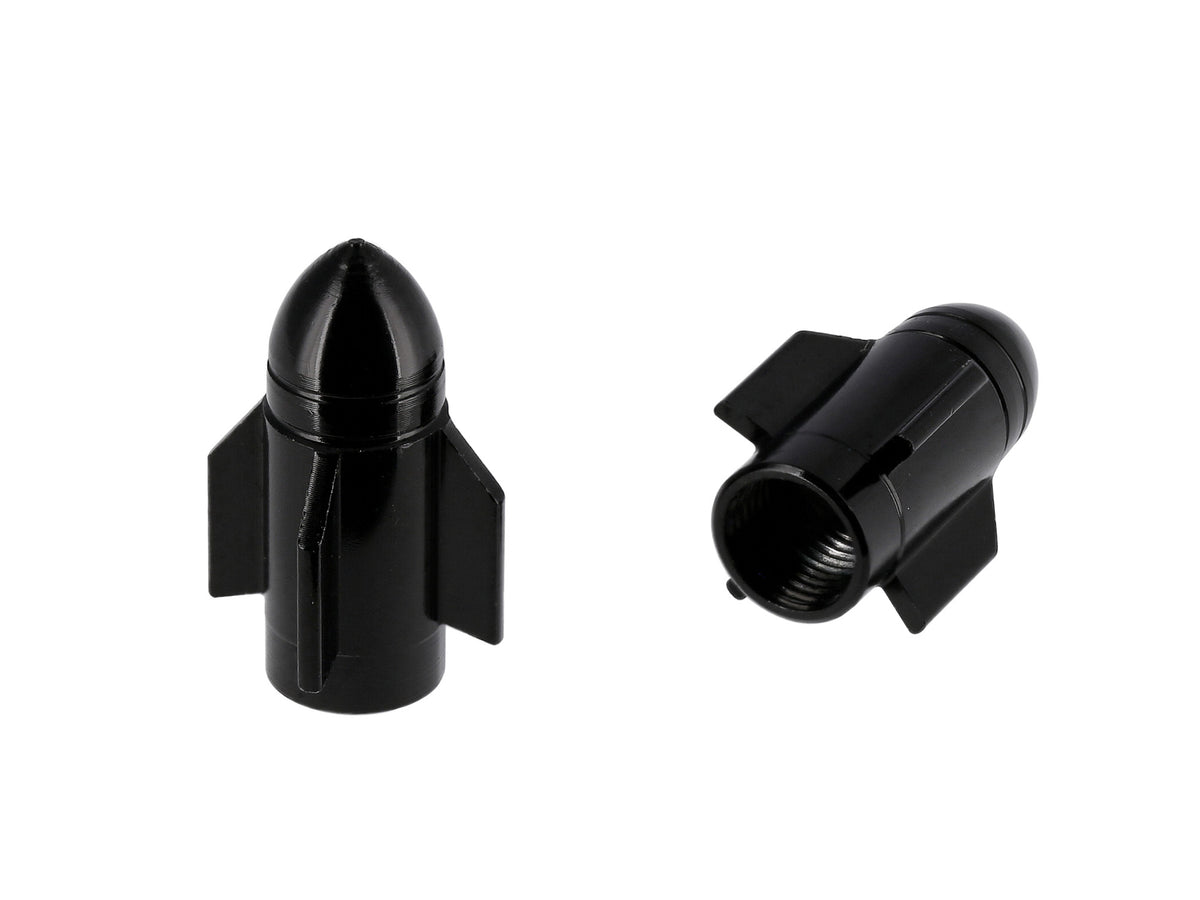 A/V Cap - Guided Missile, Black, 28mm, Sold Individually