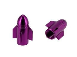 A/V Cap - Guided Missile, Purple, 28mm, Sold Individually