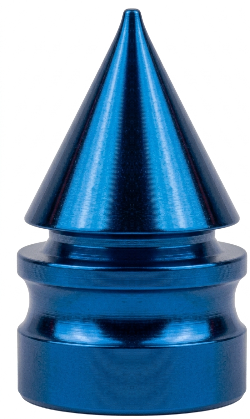 A/V Cap - Pointed Cone, Blue, Sold Individually
