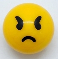 A/V Cap - Emoji, Angry, Sold Individually