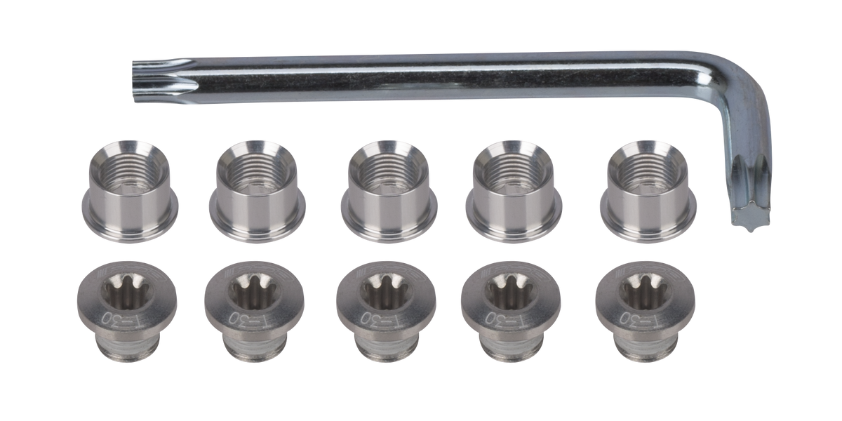 BOLTS KIT CK-800E SILVER W/T-30 TORX WRENCH FSA LOGO