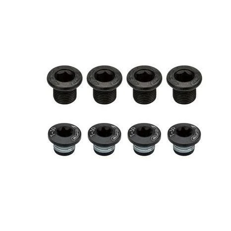 Gossamer Pro 2X | Chainring Bolts x 8 | Black Alloy - FSA Chainring Bolt Kit