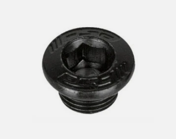 Chainring Bolt | M8 x 0.75P x 7.8mm | Black Alloy | FSA Logo - FSA Chainring Bolt