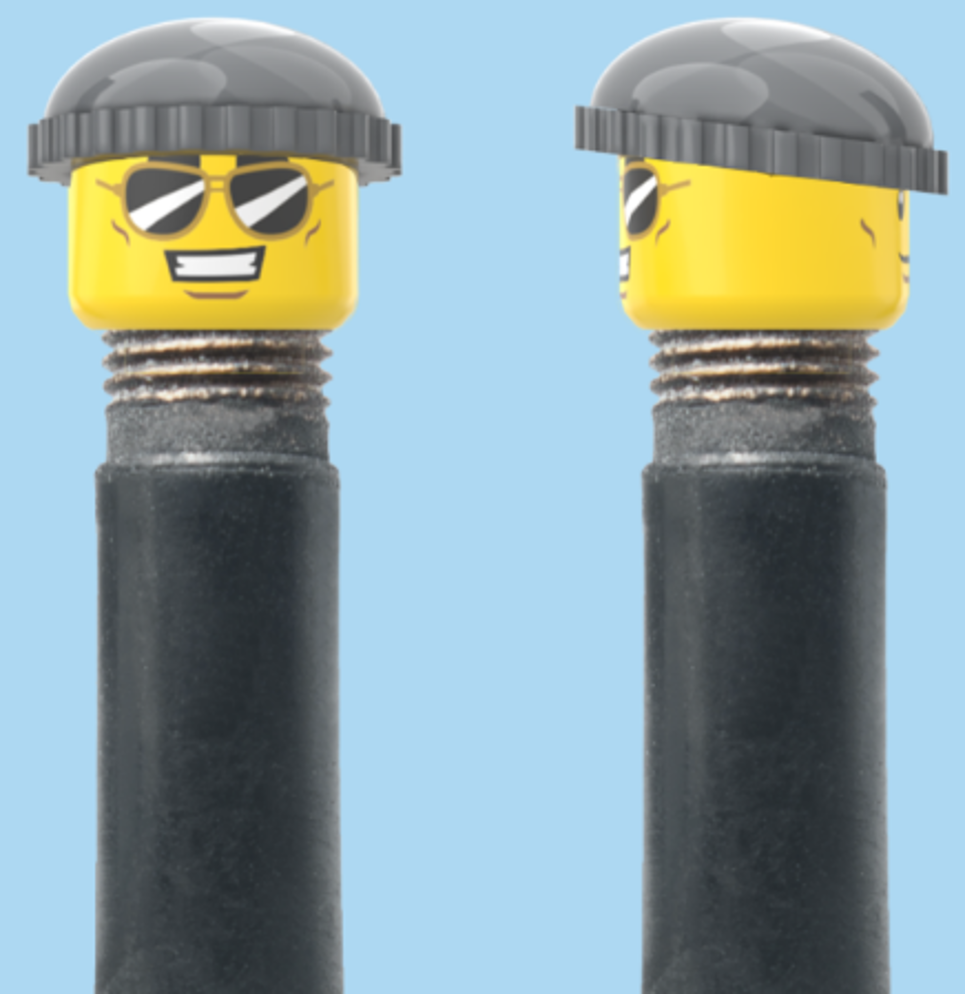 2 Faces | Sunglasses with Cheesy Smile | Normal Smile Face | Grey Beanie | AV | Brick Caps | Sold as Pair
