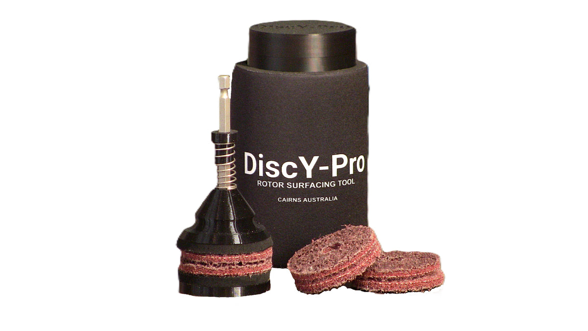 "NEW" - DiscY-Pro Rotor Surfacing Kit | Tool + 3 Pad Sets | Rotor Maintenance System