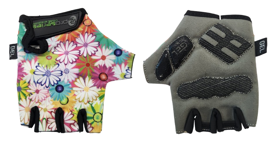 Daisies KIDS GLOVES - PRO SERIES, Amara Palm, Lycra Towel GEL Padding, XS