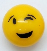 A/V Cap - Emoji, Wink, Sold Individually
