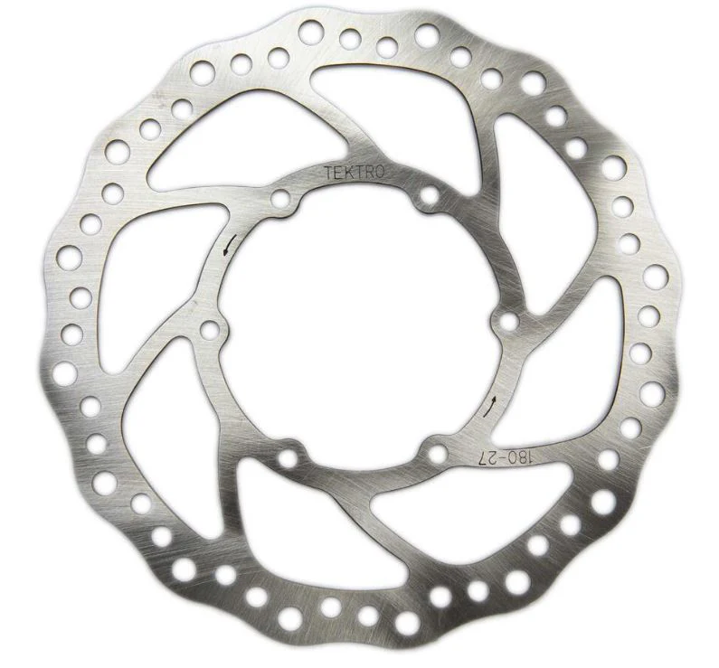 180mm 6 Bolt Rotor, 1.8mm - Stainless Steel, For SR Suntour E-Motor, Bolts Included, TR180-27, Tektro