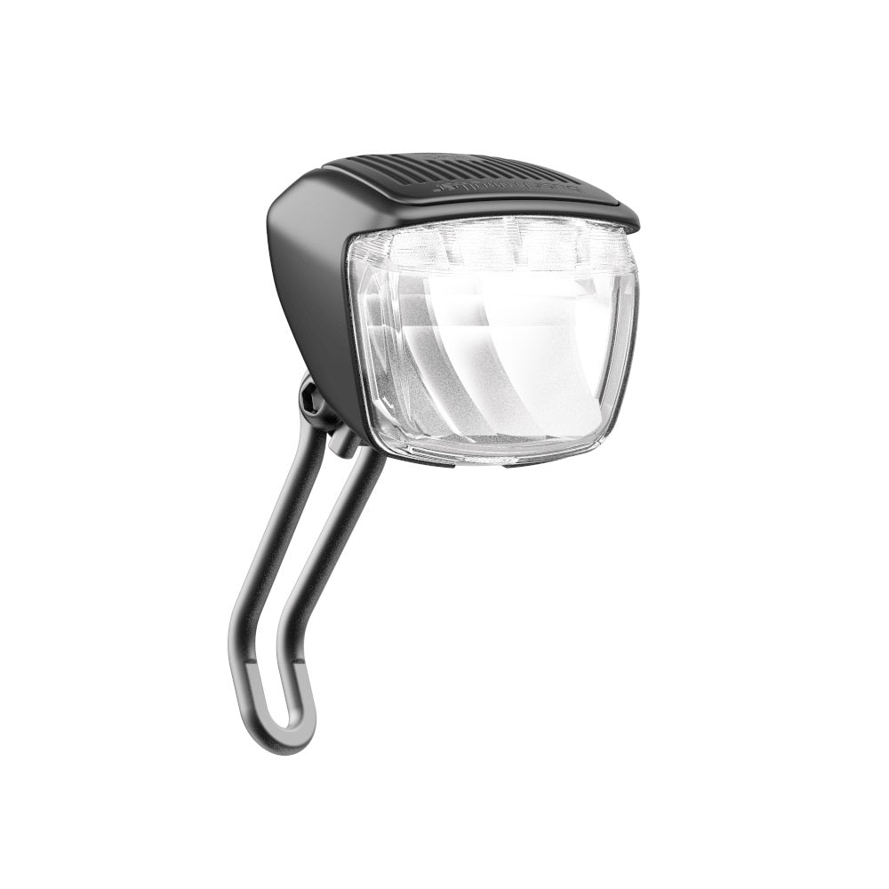 BUSCH & MULLER Front LED E-Bike Light - Briq-S Premium, 110LUX (E-BIKE ONLY, NOT FOR DYNAMO, DC input 9-15V) inclues wires and clips, suitbale for fork mounting