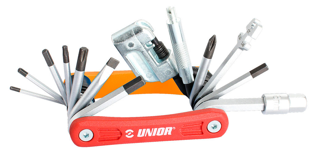 Unior Multi-Tool - EURO17 625901 Professional Bicycle Tool, quality guaranteed (17functions)
