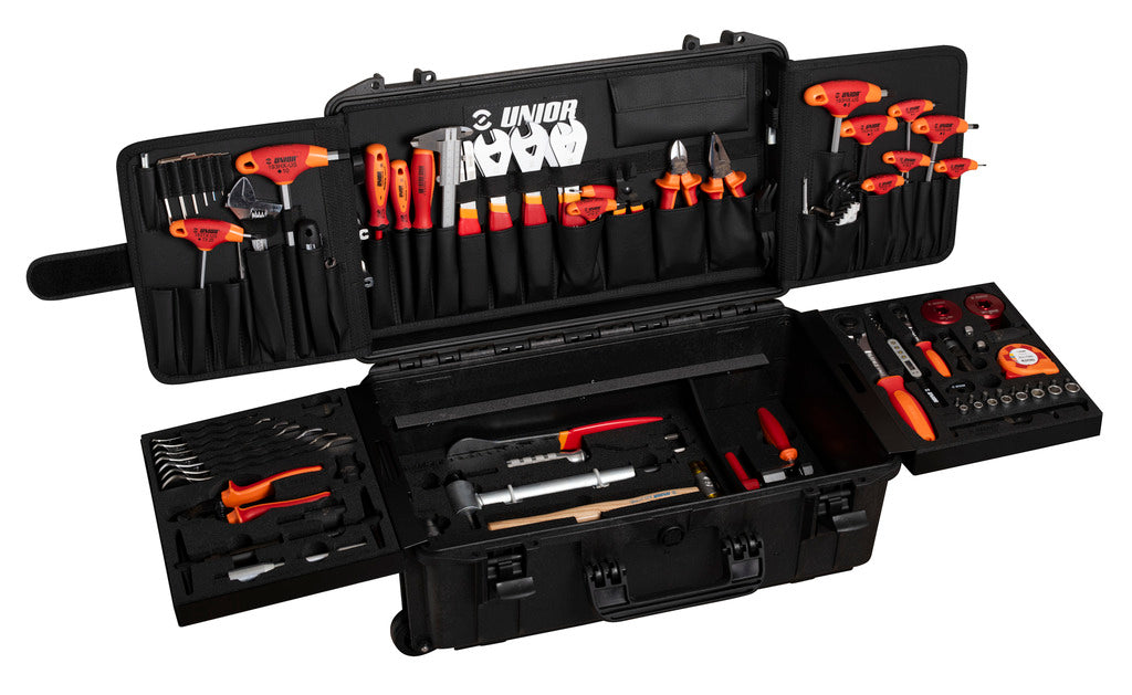 "NEW" - Unior Master Tool Kit 2.0 - 640072 - Fully equipped tool case with 101 pieces of carefully selected high-quality Unior tools. Quality Guaranteed