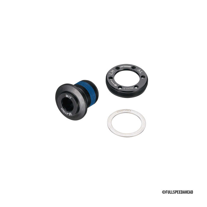 "NEW" - Crank Bolt - ME Alloy Bolt M17 Anod Black,QR-17