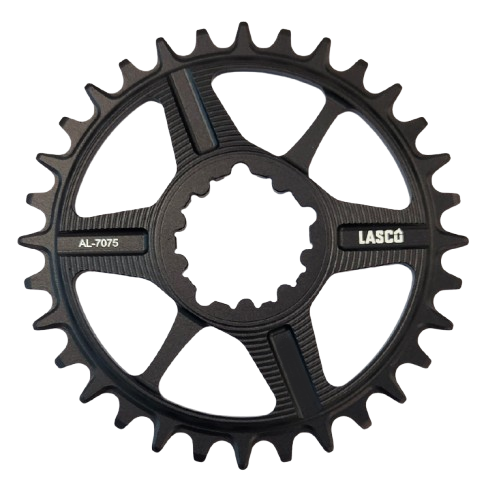 Direct Mount MTB Chainring, 28T - SRAM DM3, 0mm Offset, Narrow Wide, Black, AL7075