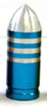 A/V Cap - Bullet, Blue, Sold Individually, NZB-3