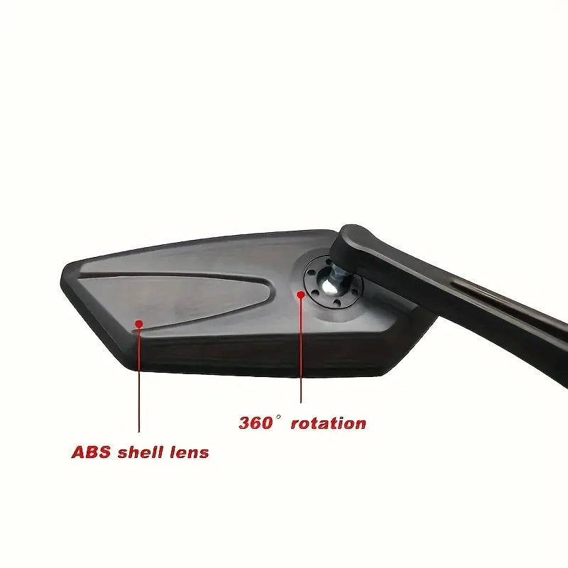 2pcs high-definition glass adjustable bicycle rearview mirror, 360°