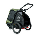 HAMAX PLUTO DOG TRAILER GREEN/BLACK MEDIUM