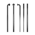 DT AEROCOMP BLACK STRAIGHT PULL SPOKE