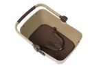 BASIL BUDDY DOG BICYCLE BASKET KF, 32L, BISCOTTI BROWN