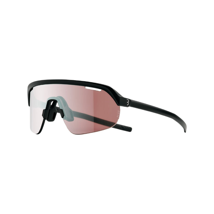 SPORTS GLASSES ARC MATT BLACK FLUX PURE MLC LENS W/EXTRA CLEAR LENS ANTIFOG+OLEOPHOBIC