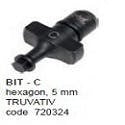 CYCLUS BIT C, HEXAGON 5MM, SEPARATE, FOR CHAINRING