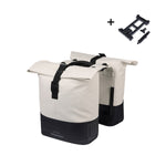 BASIL COVE DOUBLE PANNIER BAG MIK 28-32L OFF WHT BLK