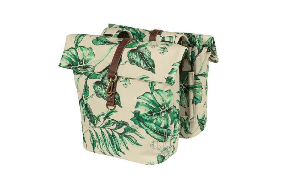 BASIL EVER-GREEN DOUBLE BAG, 28-38L, SANDSHELL BEI