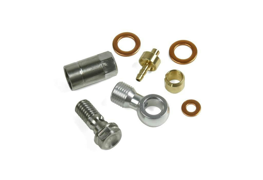90 DEG CONNECTOR COMPLETE – 5MM BLACK