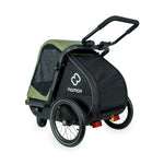 HAMAX PLUTO DOG TRAILER GREEN/BLACK MEDIUM