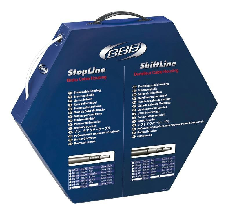 BCB-52I-C45 SHIFTLI OUTER 4.5mm DIA 50 MTR SILVER