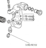 R. DERAILLEUR CABLE CLAMPING BOLT (5 PCS)