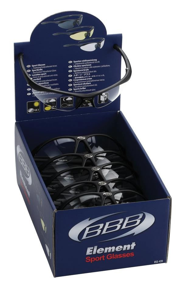 BSG-42.4293 SPORTGLASSES ELEMENT DISP.BOX12 YELLOW