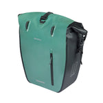 BASIL RIVO L SINGLE BAG TARPAULIN MIK 25-31L SILV GRN BLK