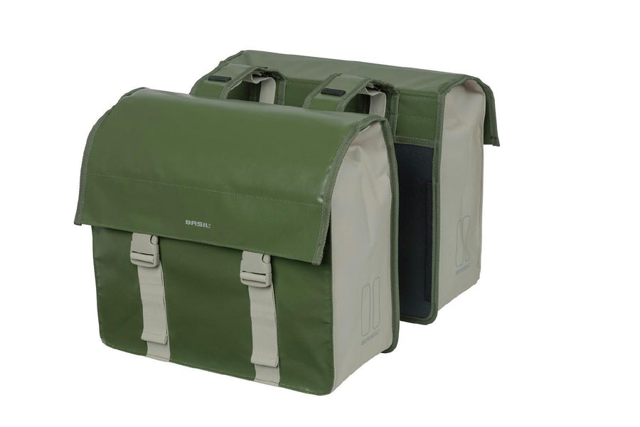 BASIL URBAN LOAD DOUBLE PANNIER BAG, 48-53L,MOSS G