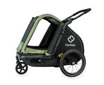 HAMAX PLUTO DOG TRAILER GREEN/BLACK MEDIUM