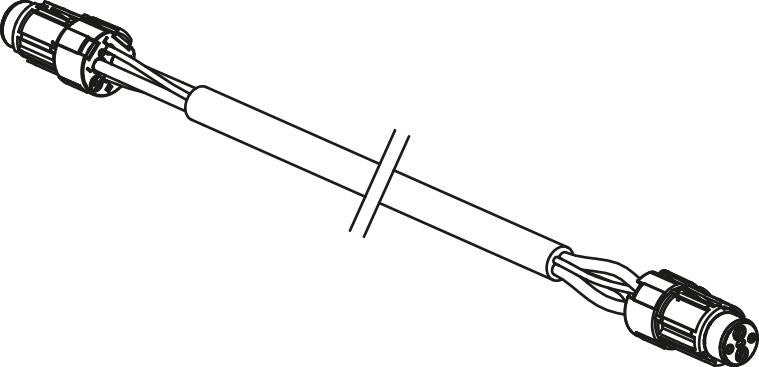 BOSCH BATTERY CABLE 600 MM (BCH3910_600)