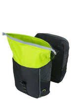 BASIL MILES DOUBLE BAG 34L BLACK LIME