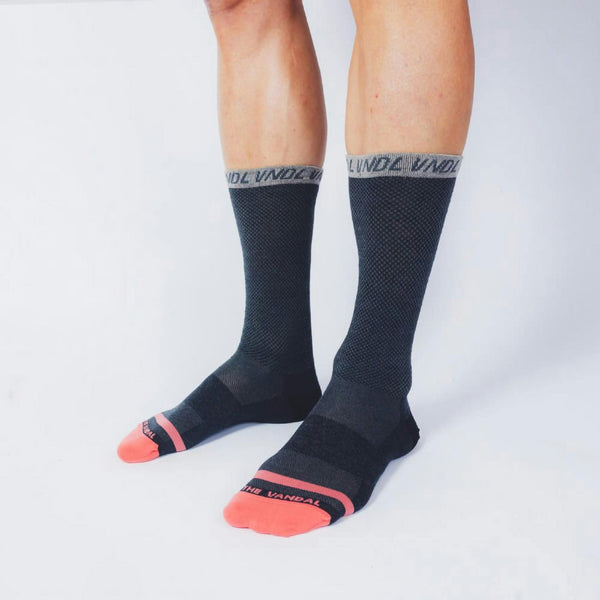 THE VANDAL MERINO SOCK GREY 36-42